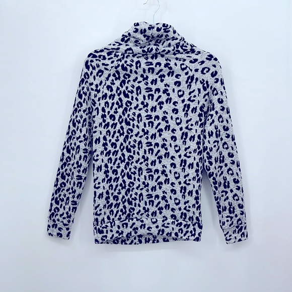 Derek Heart Animal Print Pullover - Picture 3 of 3